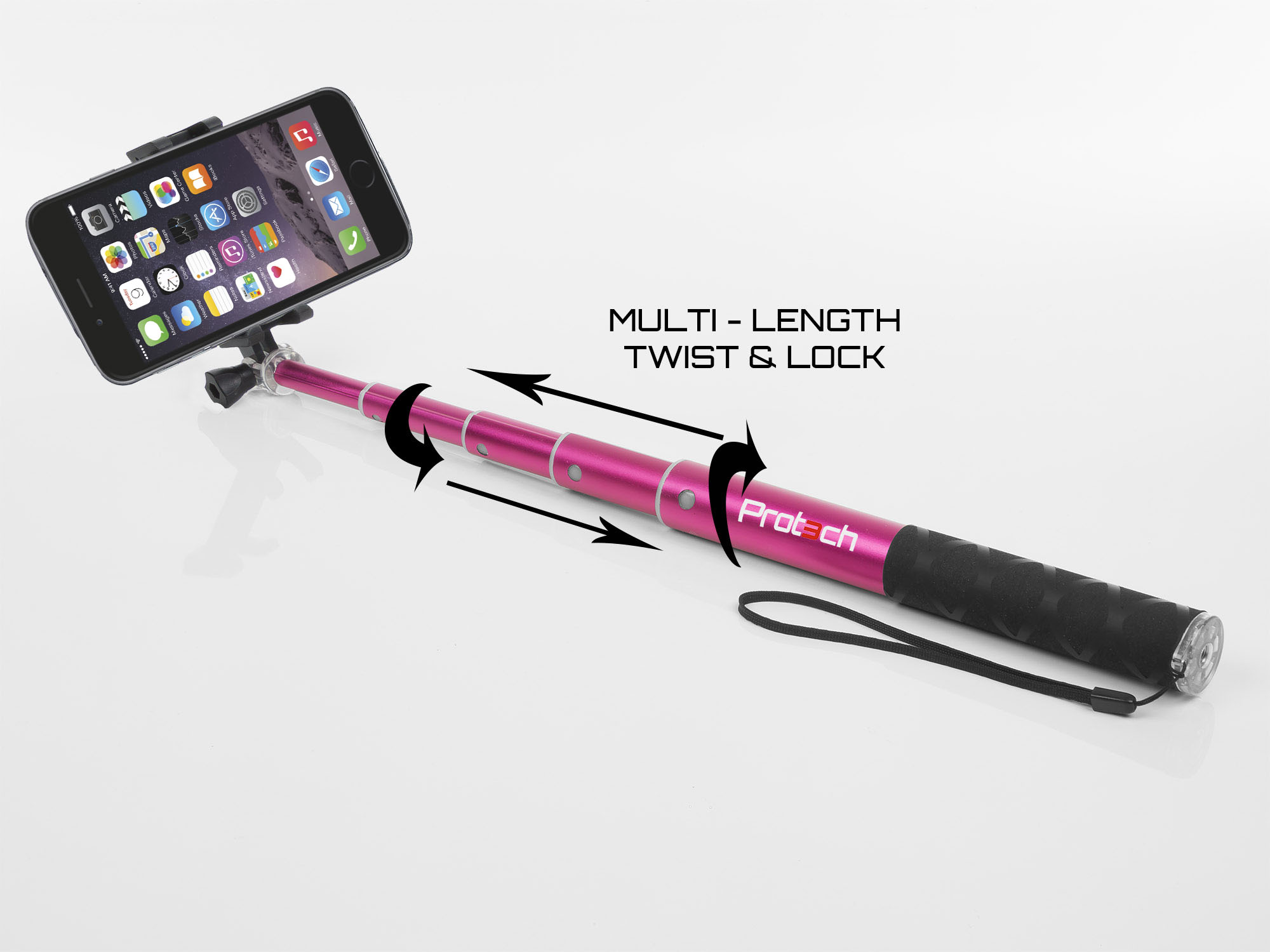 Monopod Selfie Stick 60cm Telescopic Compact Bluetooth Wireless Phone